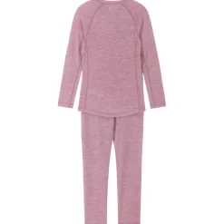 Grå Rosa Ull Underställsset