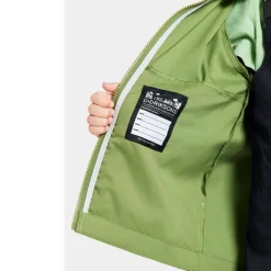 Hallon Kids Vindtät Jacka Algae Green