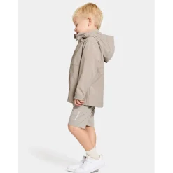 Hallon Kids Vindtät Jacka Beach Beige