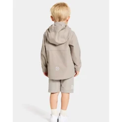 Hallon Kids Vindtät Jacka Beach Beige