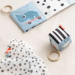 Happy Clouds Kontrast Baby Cube Colour Mix