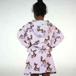 Hoodie with reindeer Icy Pink