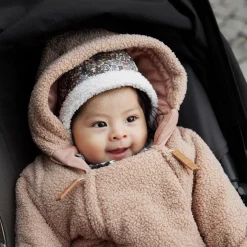 2-i-1 Babyoverall Pink Bouclé