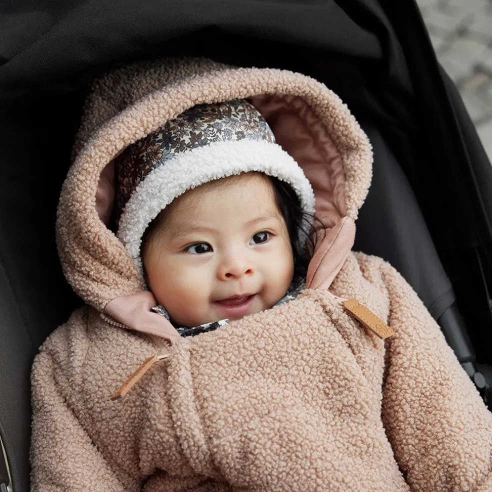 2-i-1 Babyoverall Pink Bouclé
