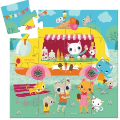 Ice Cream Trunk-pussel - 16 Bitar Multi