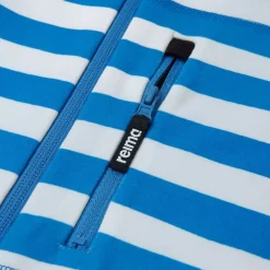 Iisisti Randig Tröja Med Dragkedja Cool Blue