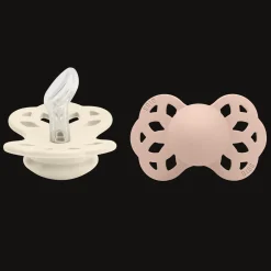 Infinity 2-pack Anatomiska Silikonnappar Ivory Blush