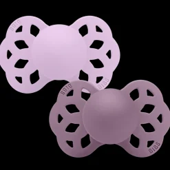 Infinity 2-pack Anatomiska Silikonnappar Violet Sky Mauve