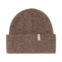 Jasna Beanie I Ull Brown Melange