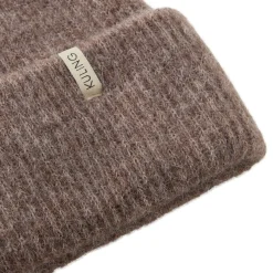 Jasna Beanie I Ull Brown Melange