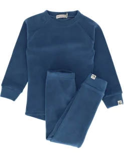 Jona Fleece-set Storm Blue