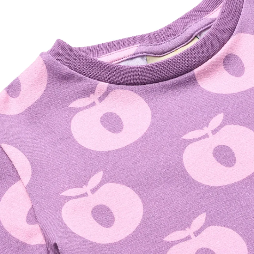 Jubilee Nattlinne Set Med Äpplen Lila Purple Iris