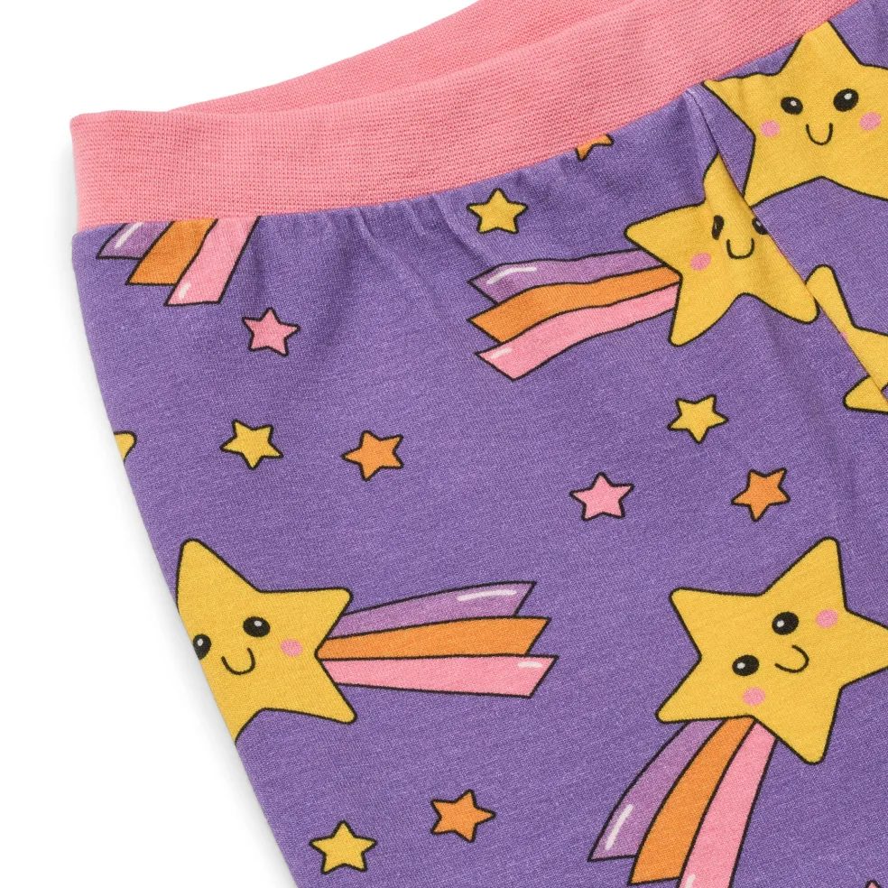 Jubilee With Shooting Stars Nattkläder Set Royal Purple