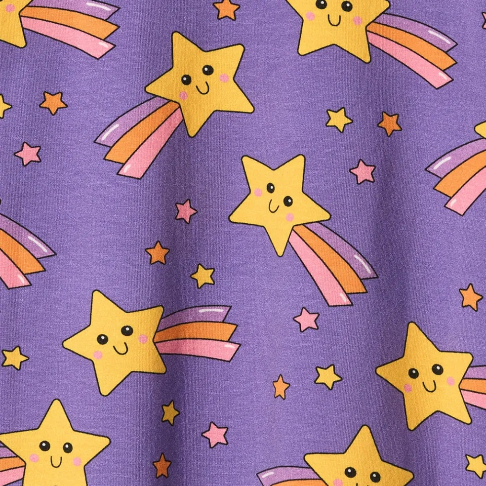 Jubilee With Shooting Stars Nattkläder Set Royal Purple