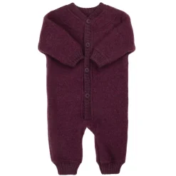 Jumpsuit I Mjuk Ull 2 In1 Plum
