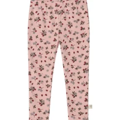 Kalle GOTS Mönstrade Leggings Wild Strawberry