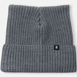 Kuulee Stickad Mössa Grå Melange