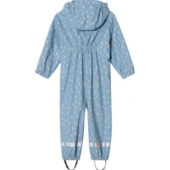 Leeds Ofodrad Regnoverall Dove Blue Dots