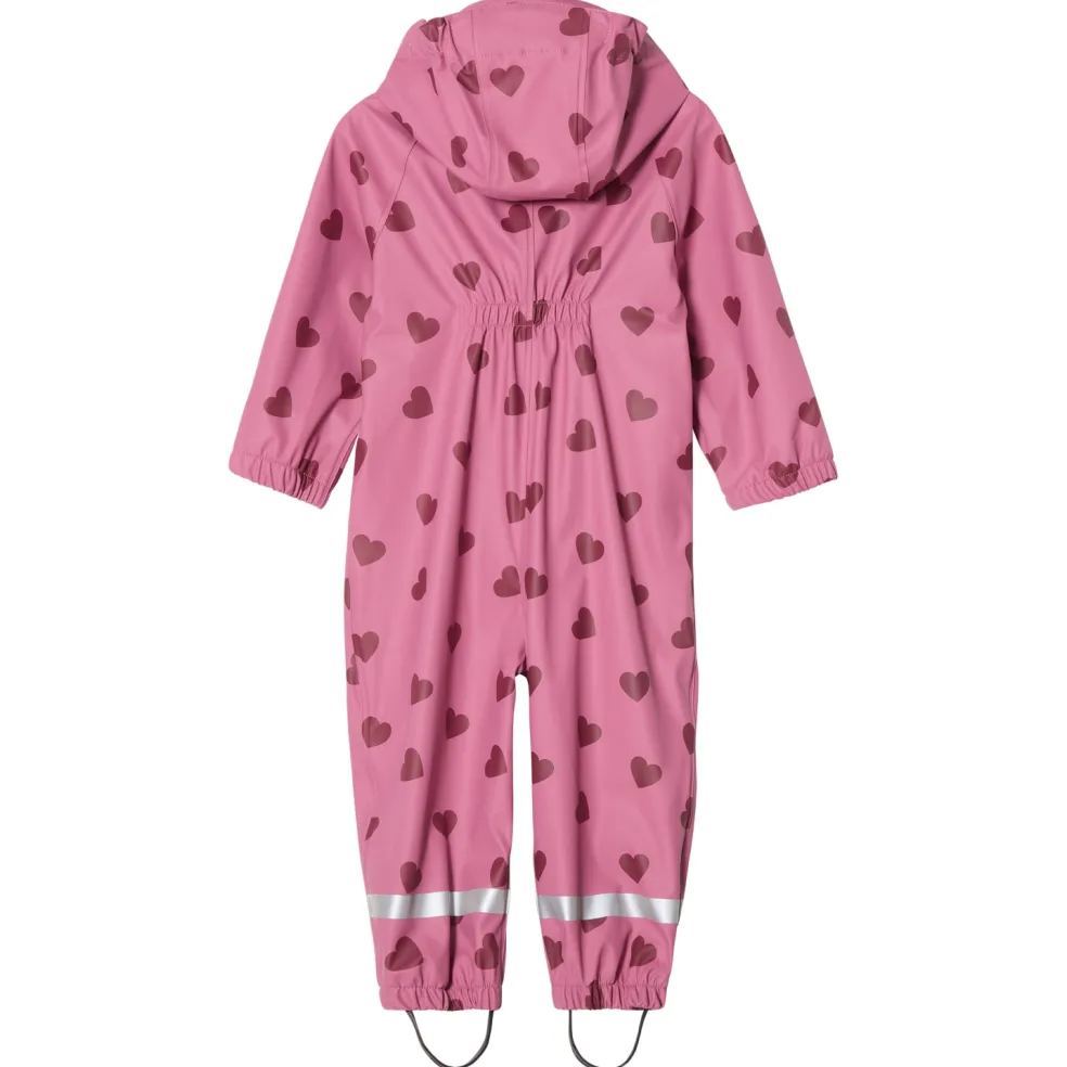 Leeds Ofodrad Regnoverall Mauve Hearts