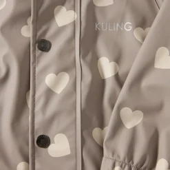 Leeds Ofodrad Regnoverall Taupe Hearts