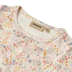 Linette Kortärmad Baby Body Bright Flowers