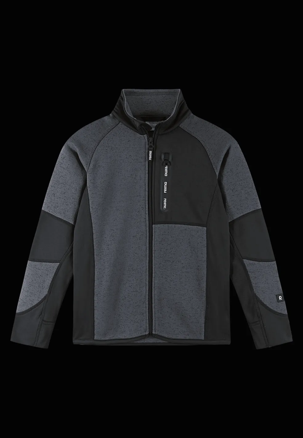 Liukuen Fleecetröja Soft Black