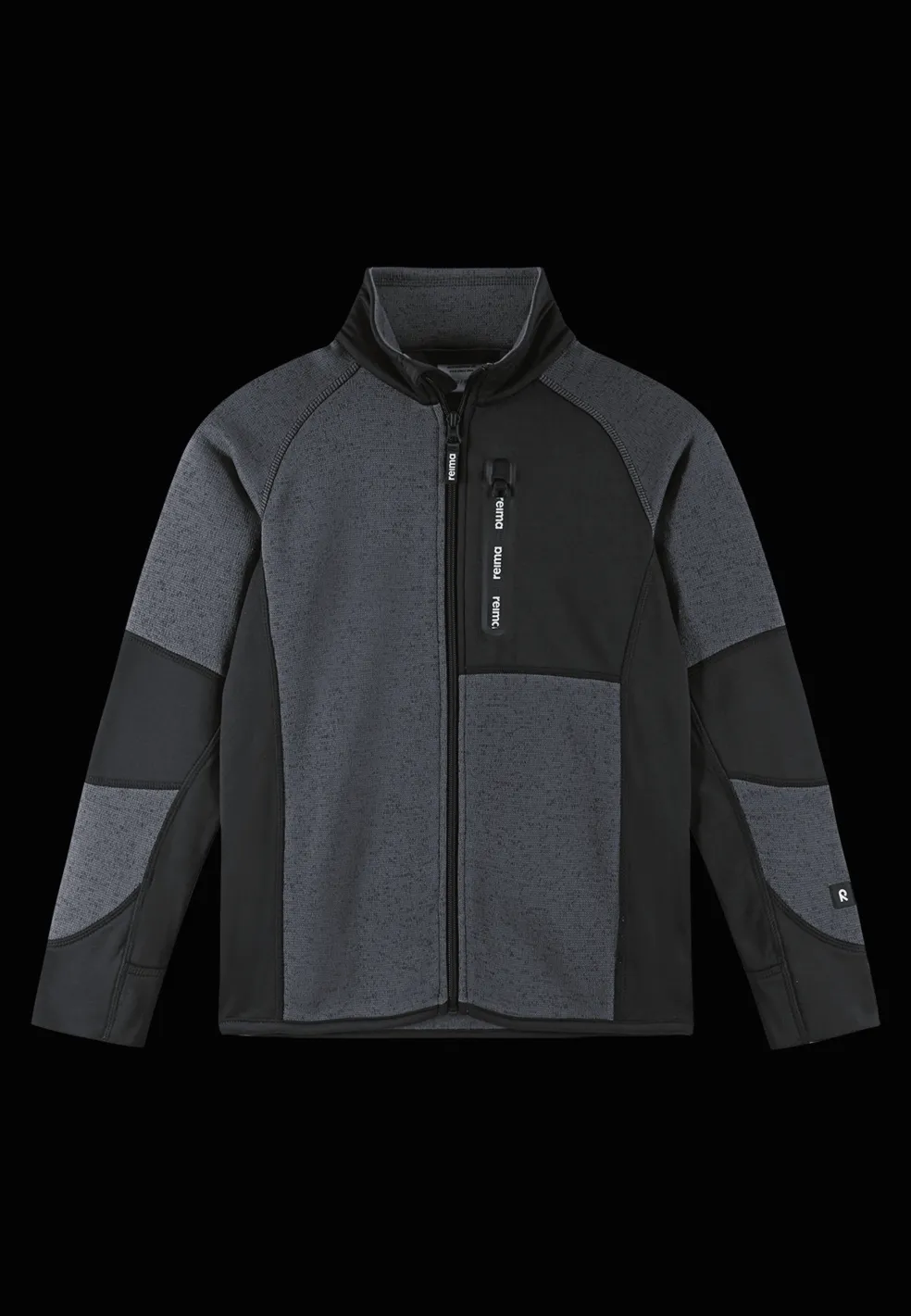 Liukuen Fleecetröja Soft Black