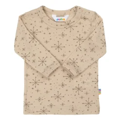 Långärmad Blus I Ull Beige