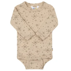 Långärmad Body I Ull Beige