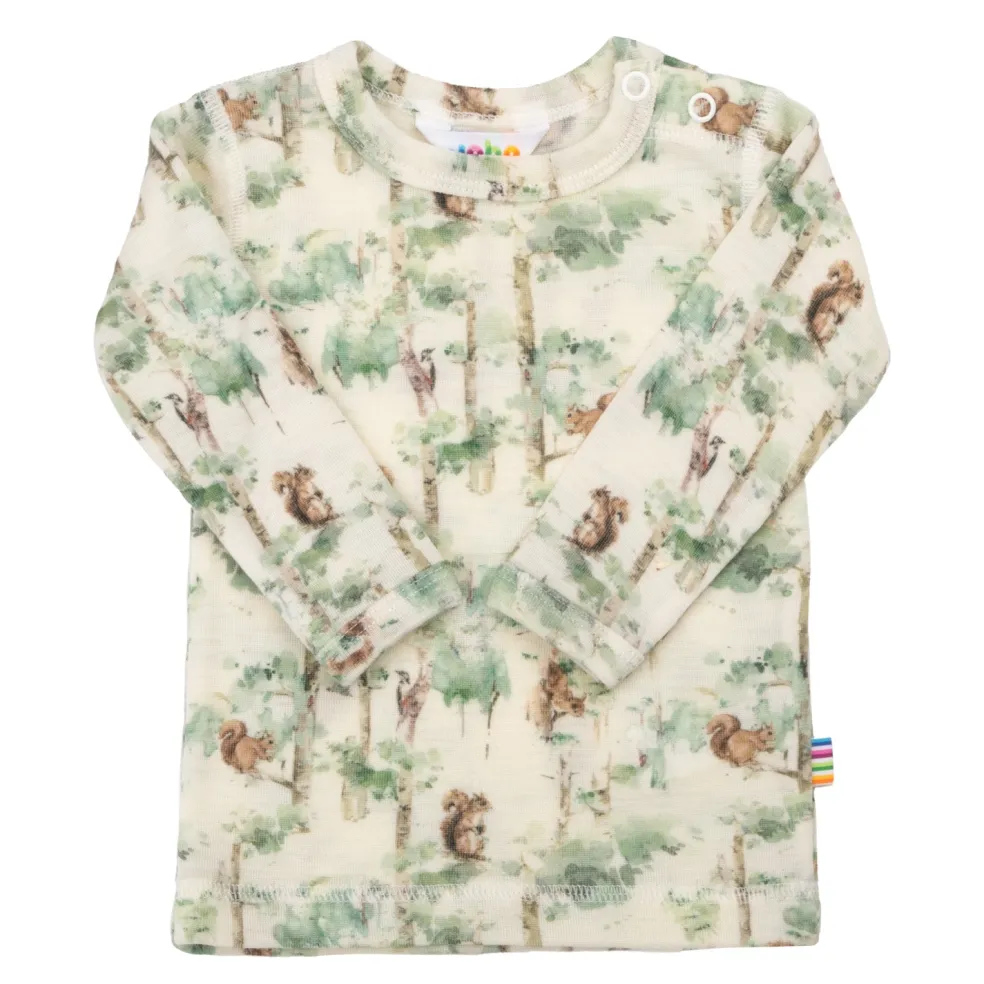 Långärmad Topp I Ull Off White