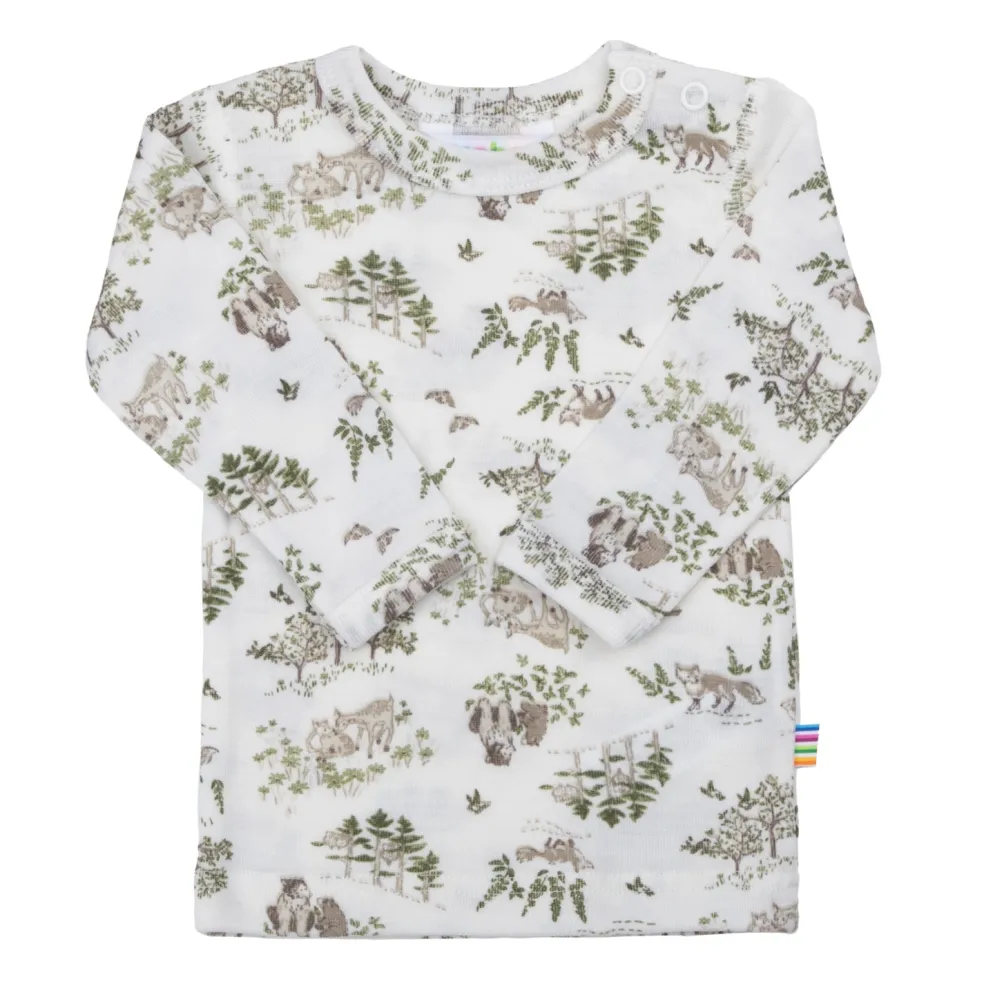 Långärmad Topp I Ull Off White