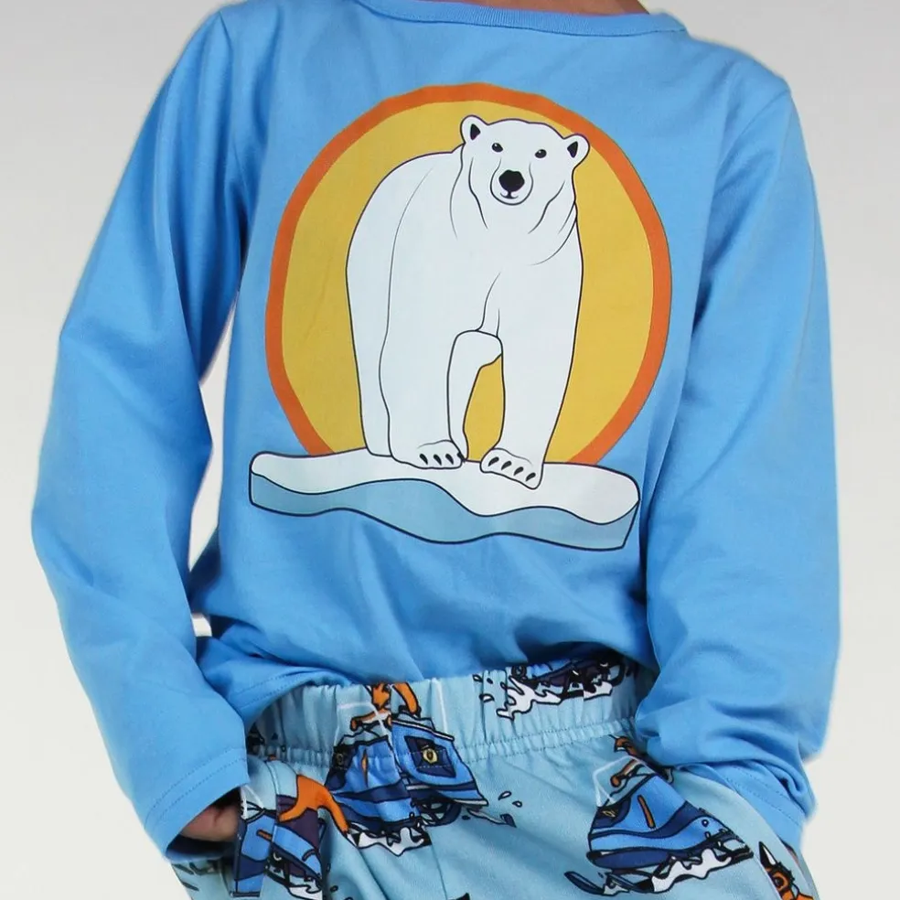 Långärmad t-shirt Alaskan Blue Polar Bear