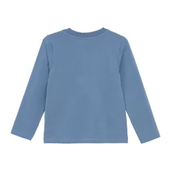 Långärmad T-shirt China Blue