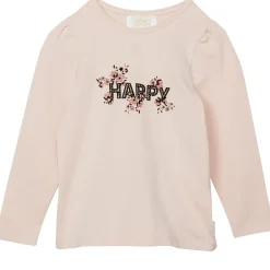 Långärmad T-shirt Med Tryck Rose Smoke