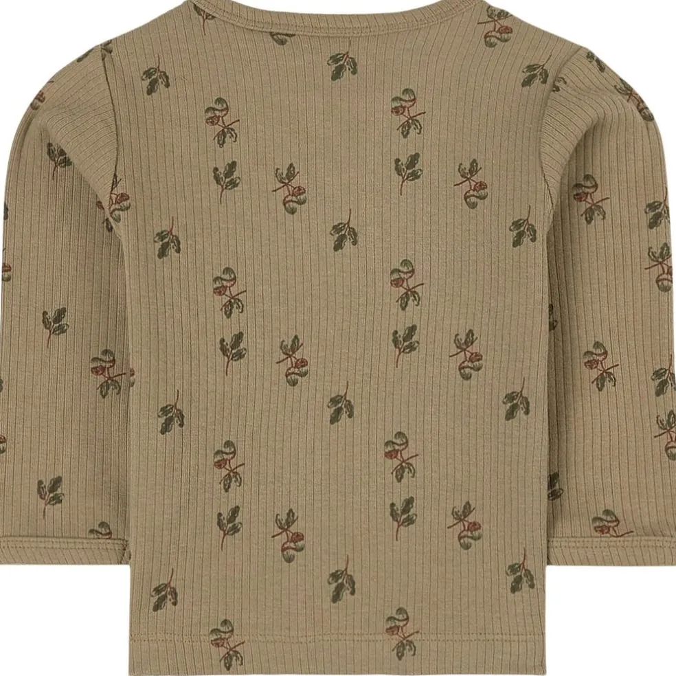 Långärmad T-shirt Olive