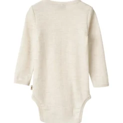 Långärmad Ullbody Lucca Eggshell Melange