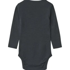 Långärmad ullbody Lucca Navy