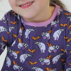 Long-sleeved top with badger and squirrel Loganberry