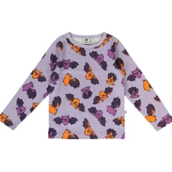 Long-sleeved top with bats Orchid Petal