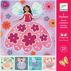 Magical Painting Stenciler Fairies Multi