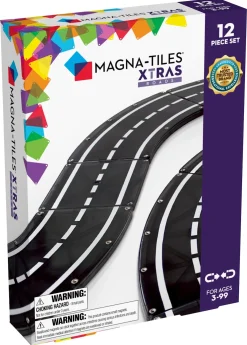 MAGNA-TILES XTRAS : Roads Byggklossar 12 St Set (6/ctn) Multi
