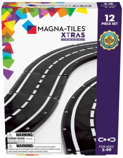 MAGNA-TILES XTRAS : Roads Byggklossar 12 St Set (6/ctn) Multi