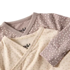 Max Beige/Taupe Prickig 2-pack Baby Body