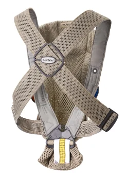 Mini 3D Mesh Bärsele Grey Beige
