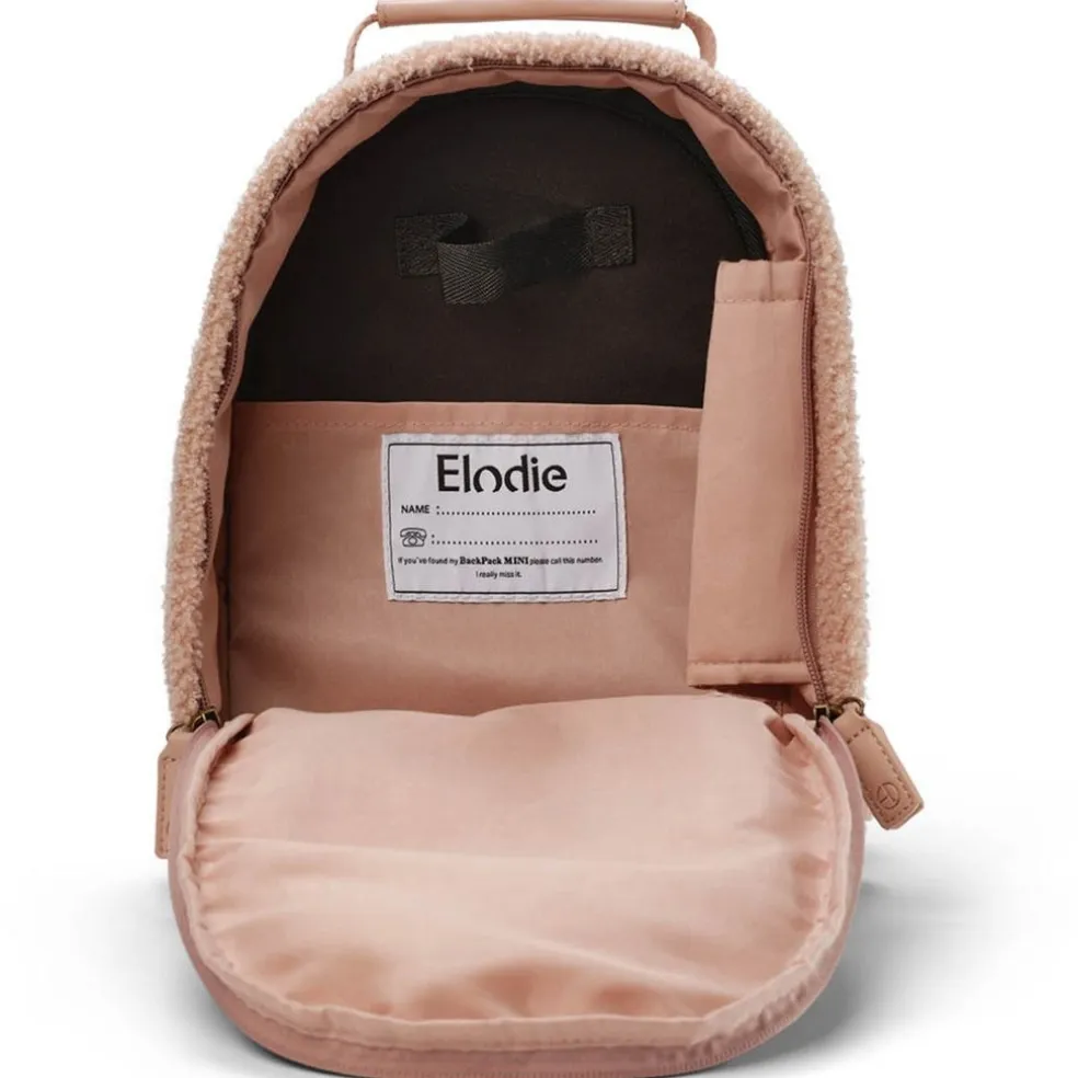 MINI Ryggsäck Pink Bouclé