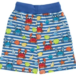 Mönstrad Mjukisshorts Med Krabbor Brilliant Blue