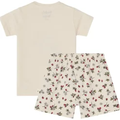 Molly GOTS Mönstrad Pyjamas Wild Strawberry