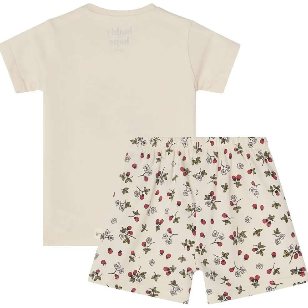 Molly GOTS Mönstrad Pyjamas Wild Strawberry