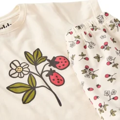 Molly GOTS Mönstrad Pyjamas Wild Strawberry