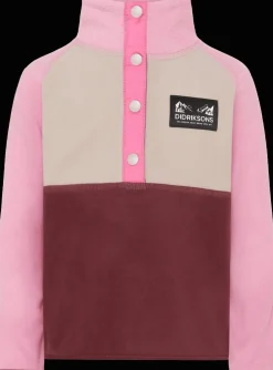 Monte Kids 4 Halvknapp Jumper Anemon Red